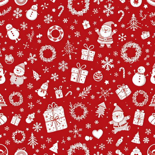 Christmas Drop 01 — 30 Free High-Res Seamless Patterns — Seamless Tile #14
