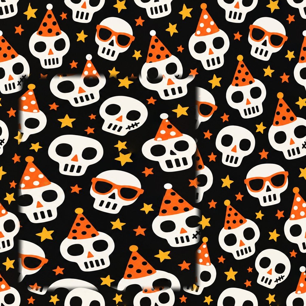 WPAY DROP0007- Seamless Halloween Patterns — Seamless Pattern Tile 07