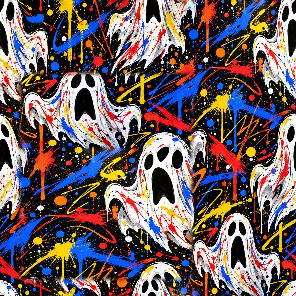 WPAY DROP0009- Seamless Halloween Patterns — Seamless Pattern Tile 08