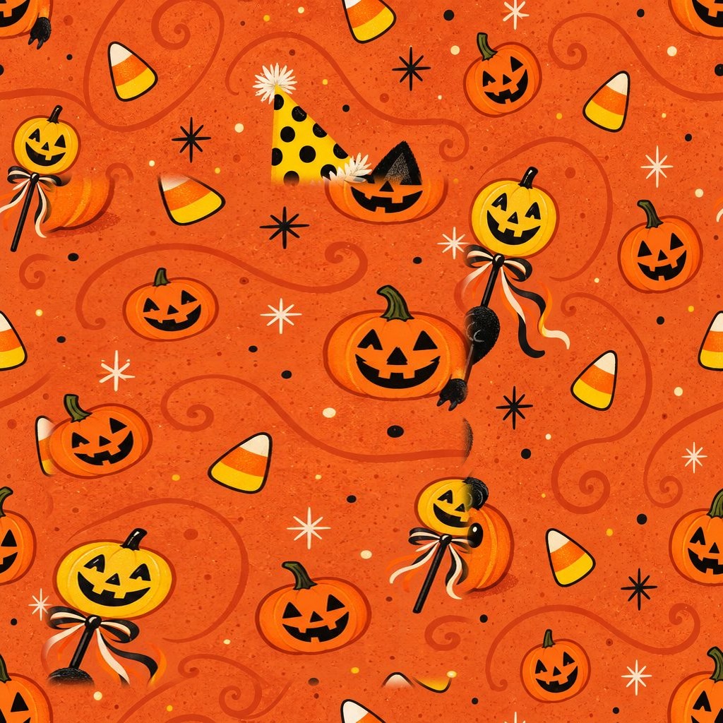 WPAY DROP0010- Seamless Halloween Patterns — Seamless Pattern Tile 09