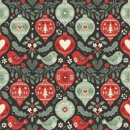 Christmas Drop 02 — 99 Free High-Res Seamless Patterns — Seamless Tile #39