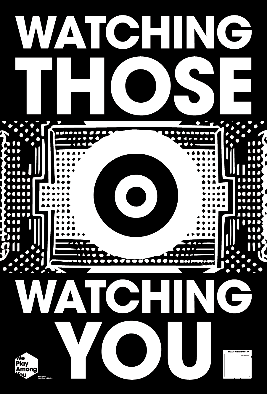 1000 Eyes — Weatherproof Vinyl Street Sticker Pack — Preview 02