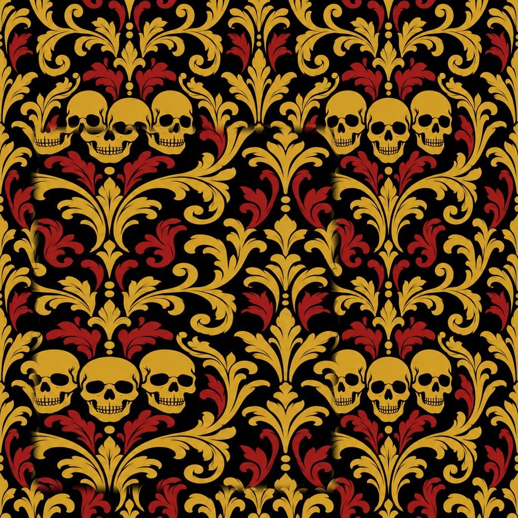 WPAY DROP0011- Halloween Seamless Patterns — Seamless Pattern Tile 08