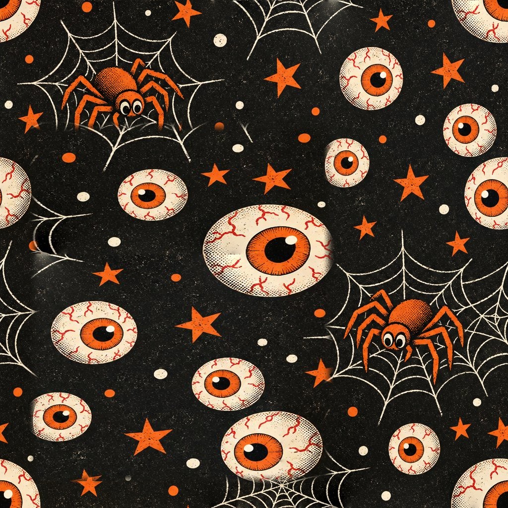 WPAY DROP0007- Seamless Halloween Patterns — Seamless Pattern Tile 10