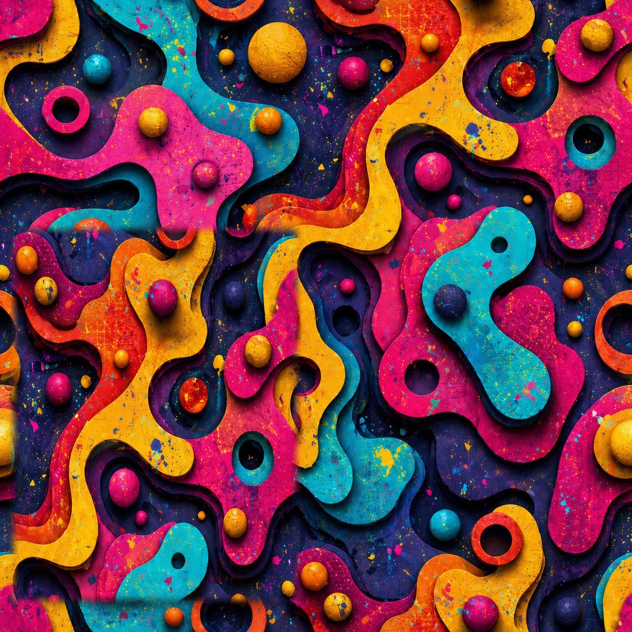 WPAY DROP0001- Seamless Pattern Drops — Seamless Pattern Tile 05