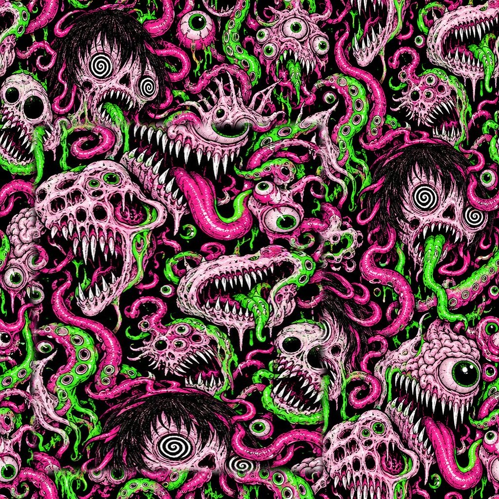WPAY DROP0010- Seamless Halloween Patterns — Seamless Pattern Tile 04