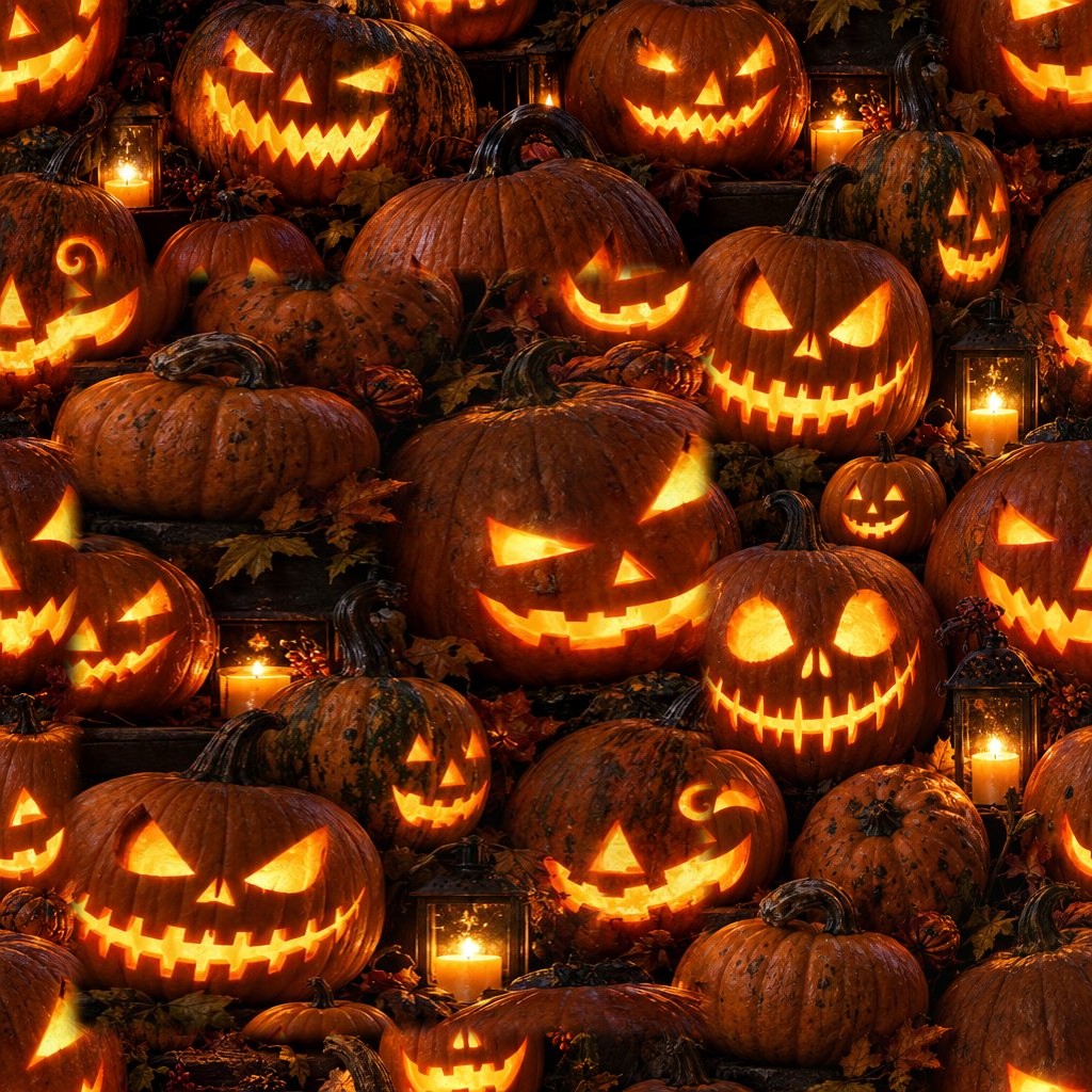 WPAY DROP0007- Seamless Halloween Patterns — Seamless Pattern Tile 04