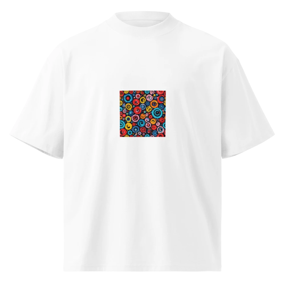 1000 Eyes — Organic Oversized High-Neck Tee — Preview 02