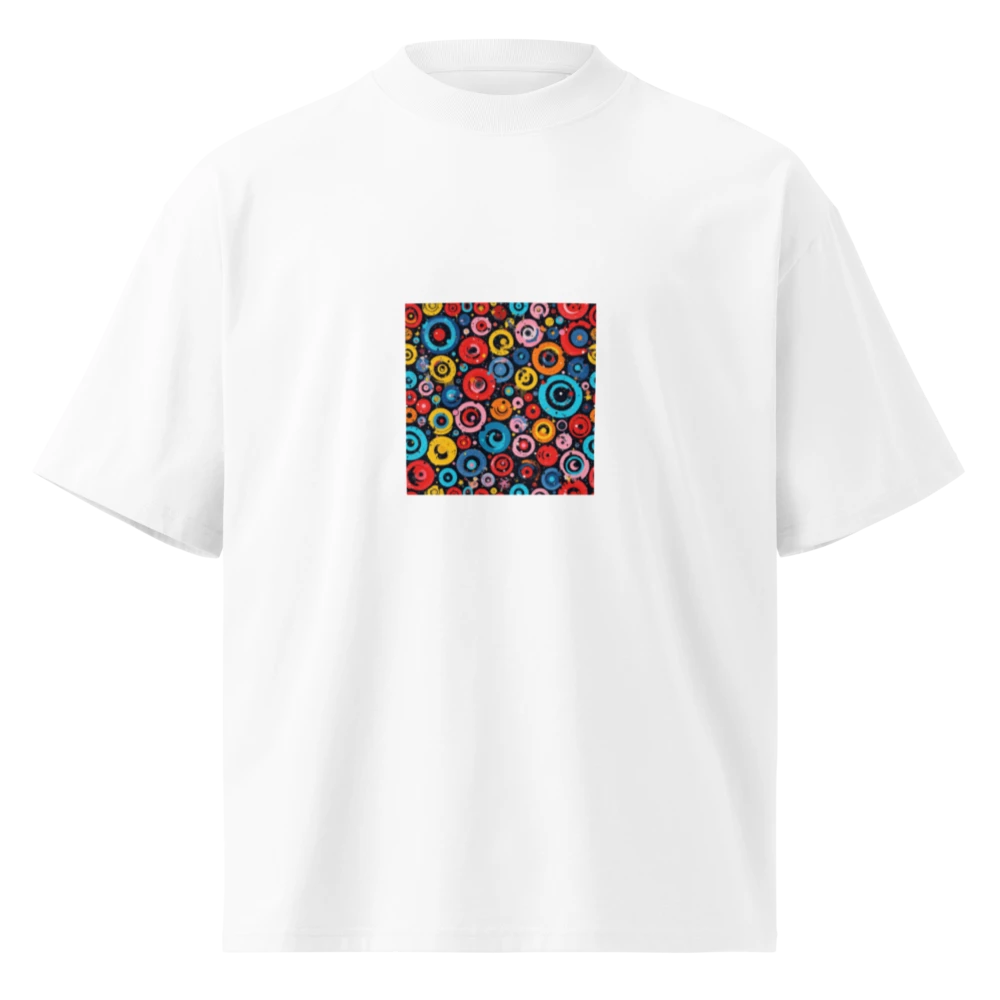 1000 Eyes — Organic Oversized High-Neck Tee — Preview 01